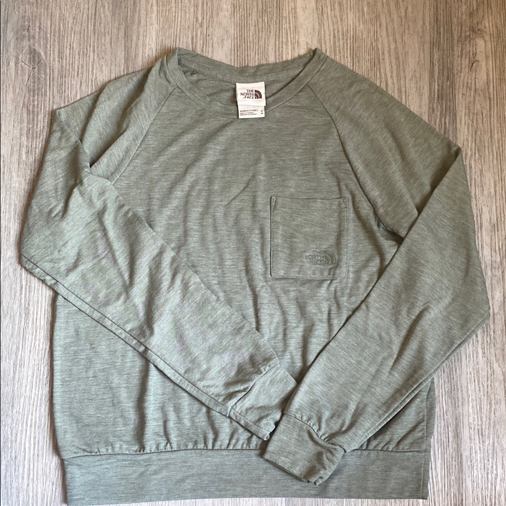 The North Face Green Crewneck Top